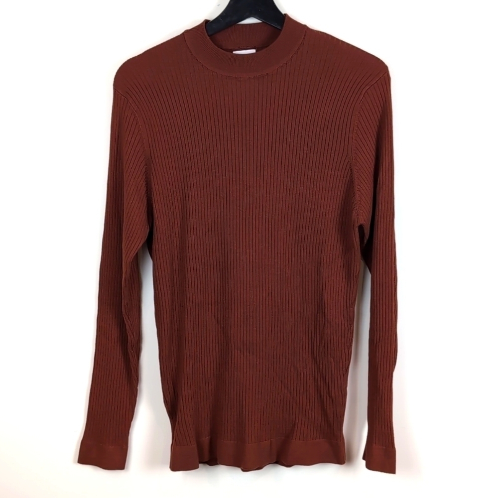 Zara Ribbed High Neck Sweater Man - Picture 3 of 6